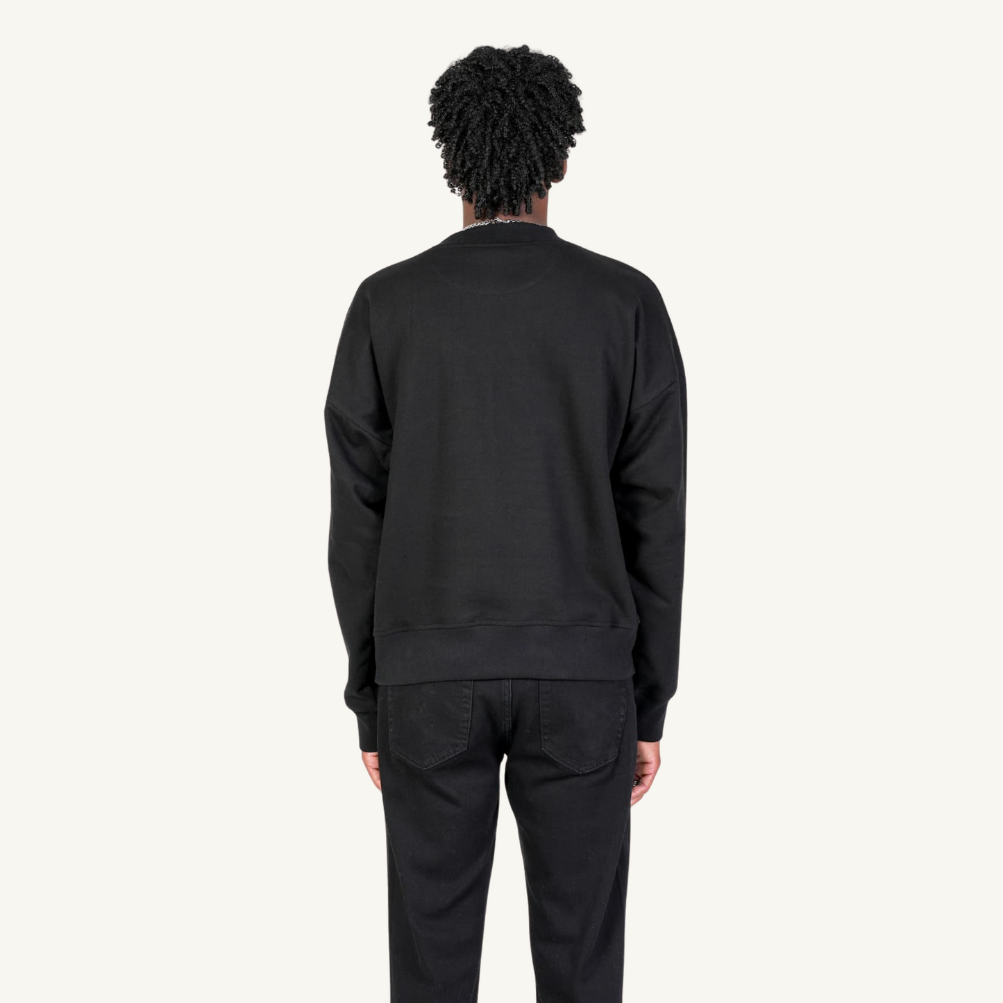 Tilted Girl Face Sweat Shirt