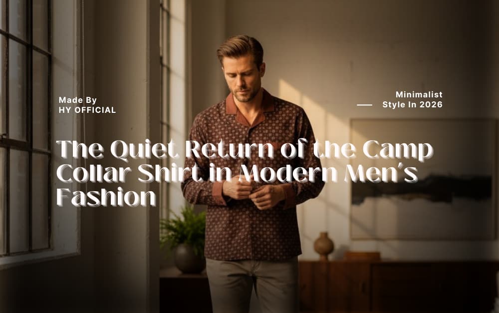 The Quiet Return of the Camp Collar Shirt in Modern Men’s Fashion