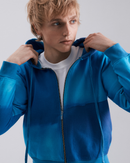 Blue Mirage Dual-Zip Hoodie