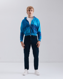 Blue Mirage Dual-Zip Hoodie