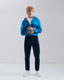 Blue Mirage Dual-Zip Hoodie