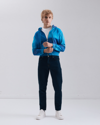 Blue Mirage Dual-Zip Hoodie