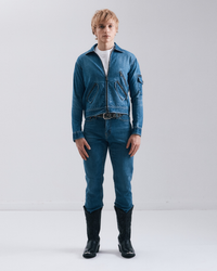 Iron Rider Biker Denim Jacket