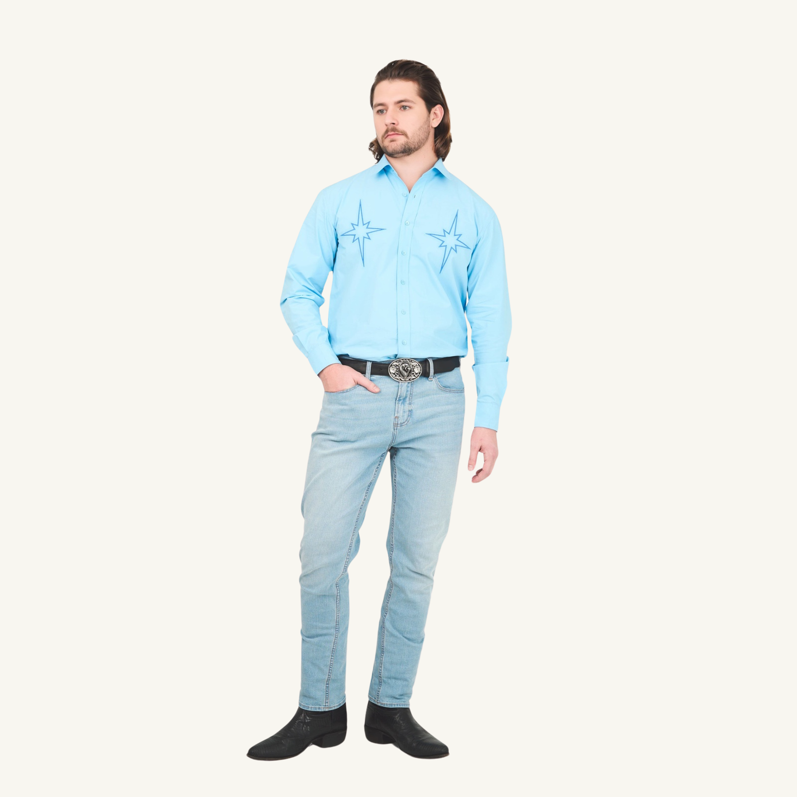 Western Double Star Full Sleeve Shirt