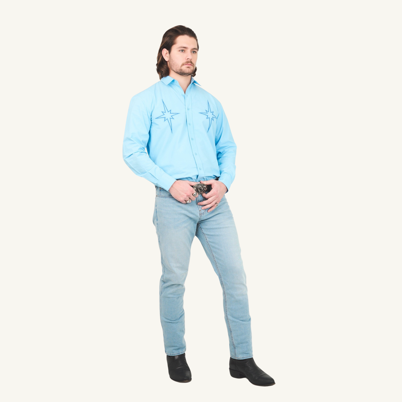 Western Double Star Full Sleeve Shirt