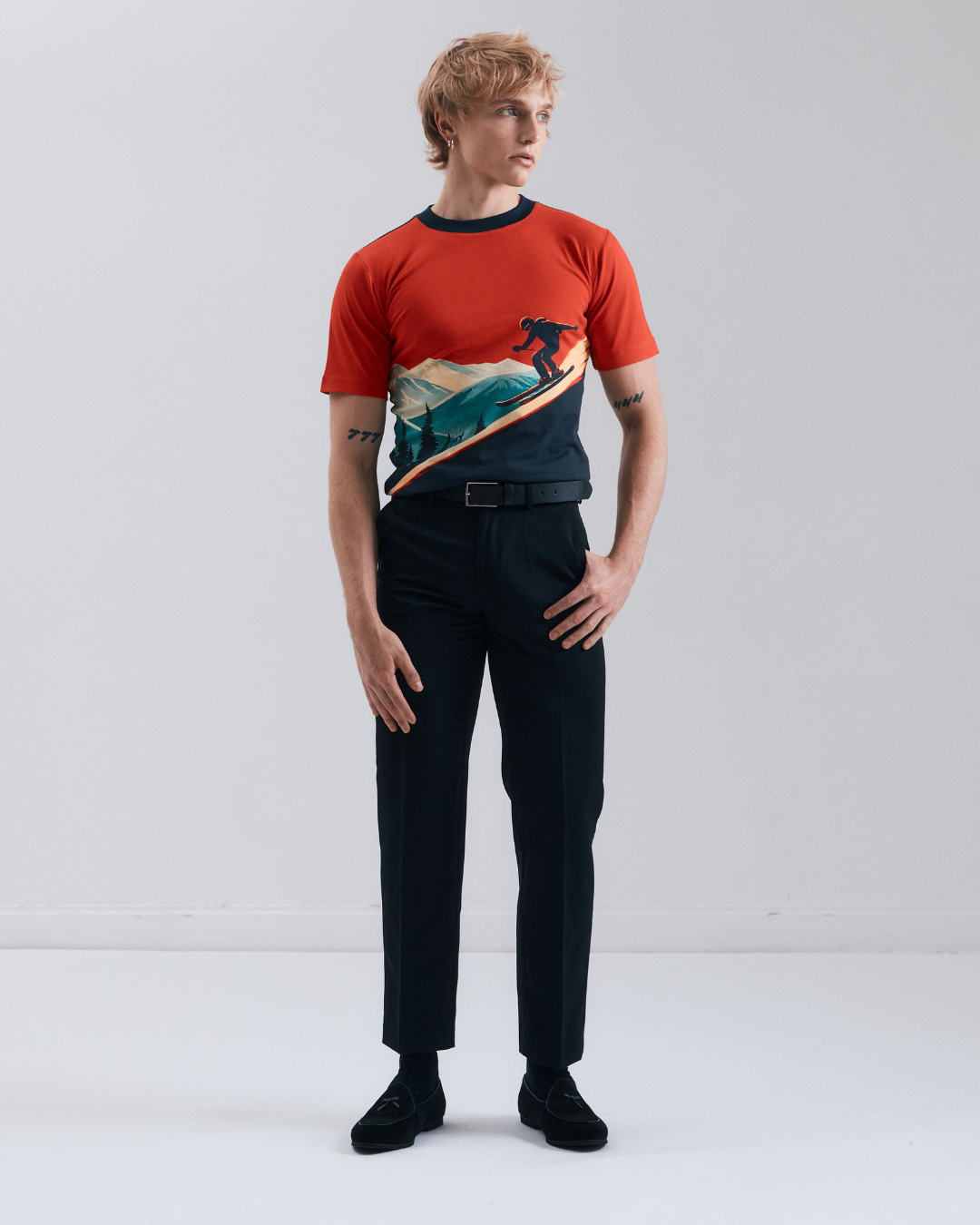 Alpine State of Mind Ski Print Tee