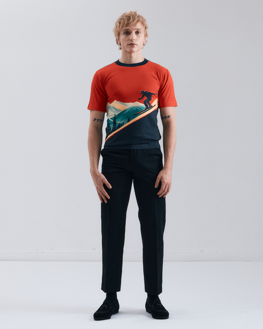 Alpine State of Mind Ski Print Tee