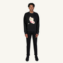 Tilted Girl Face Sweat Shirt